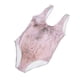 thumbnail image 4 of EeaseMX Traje de baño de una pieza para vacaciones de verano en la playa, sexy, con vello en el pecho, para niñas y mujeres - Talla XL (marrón), 4 of 7