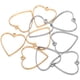 thumbnail image 3 of 10 colgantes de resina con bisel: biseles colgantes en forma de corazón de acero inoxidable para bisutería, marcos huecos de resina para manualidades, dijes para collares y bisutería., 3 of 7