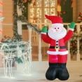 thumbnail image 1 of Accesorios de decoración inflables perfecl con Luces LED incorporadas, decoración Inflable de Santa Claus para vacaciones, 1 of 7