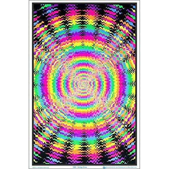 Vertigo Drop Laminated Blacklight Poster - 23.5" x 35.5"