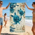 thumbnail image 6 of Large Double Sided Velour Beach Towel, Thick Microfiber Bath Towel, Sand Free Quick Dry Towel for Swimming Pool Travel Camping, 59.1x27.6in, 6 of 6