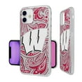 thumbnail image 2 of Wisconsin Badgers iPhone Paisley Design Clear Case, 2 of 7