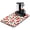 White-342, variant on Cute Cherry Pattern Dish Drying Mat, Sweet Red Fruit Lover Aesthetic Absorbent Kitchen Mat