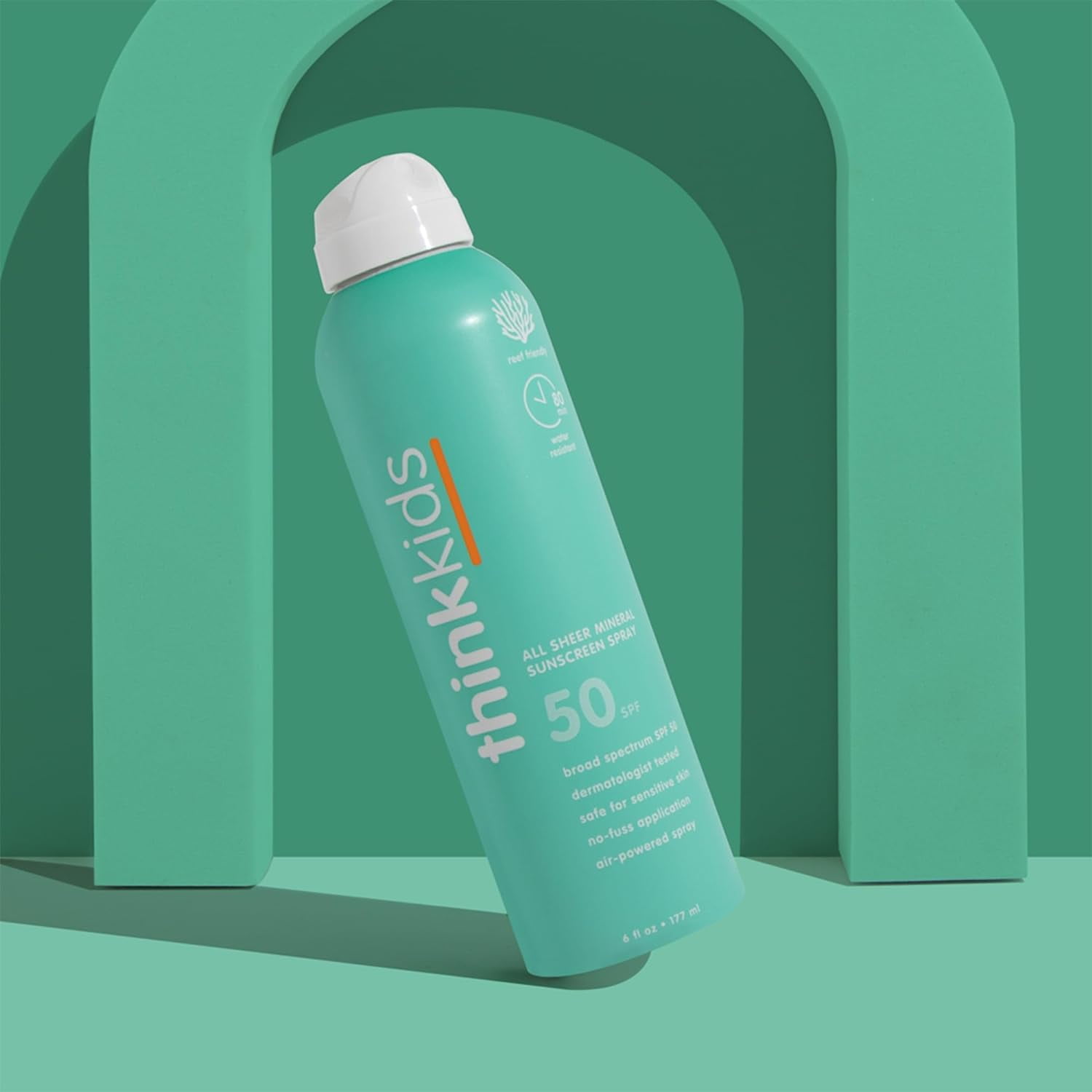 (Pack Of 6) Think Spray SPF50 Kids Clear Zinc 6 Fl Oz