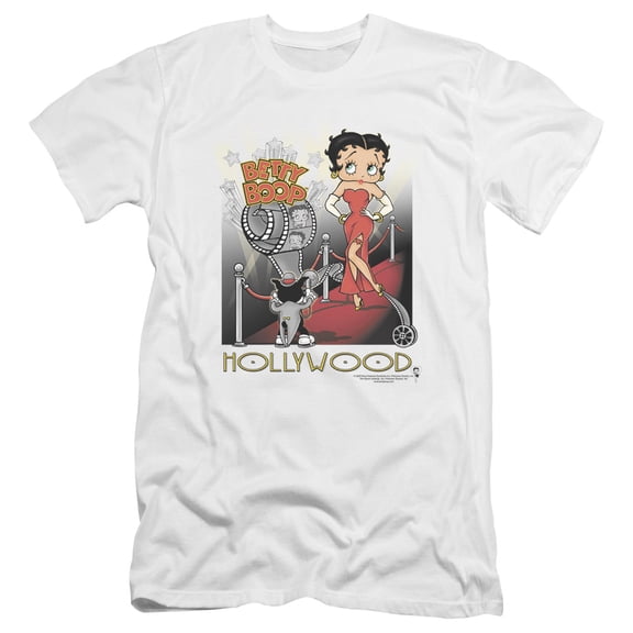 Betty Boop - Hollywood - Premium Slim Fit Short Sleeve Shirt - Large