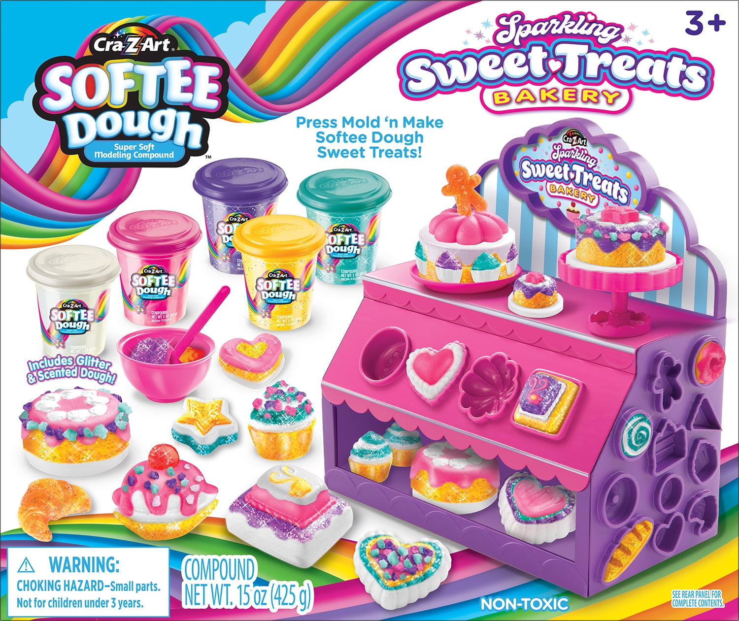 Cra-Z-Art Softee Dough Mini Fun Sweets & Treats New 