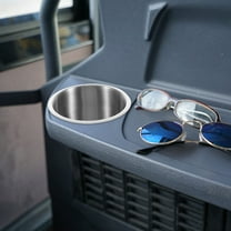 GOOHOCHY Automotive and Marine Cup Holder Stainless Steel Insert for Car Boat RV and Couch Drink Holder for Desk and Table