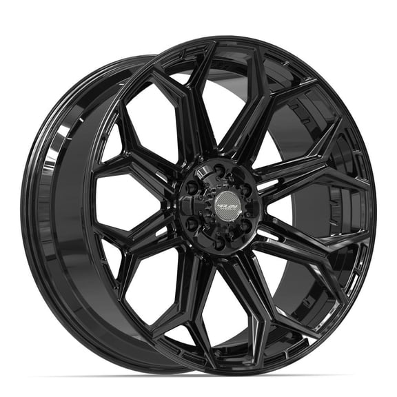 4PLAY Wheels 4P83 24 Inch Rims Fit 6x135 & 6x139.7 24x10 Gloss Black (Set of 4)