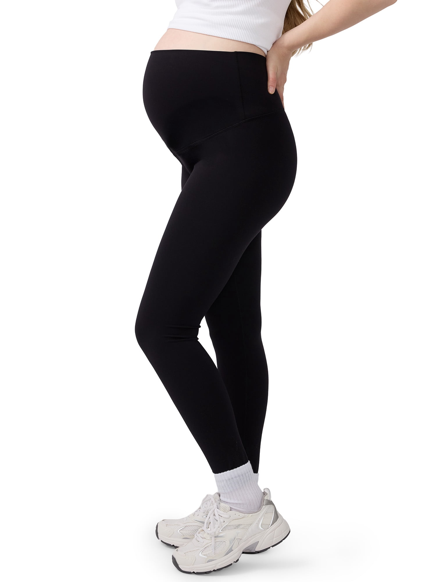 Ingrid & Isabel For Every Belly Women's Maternity Fleece Lined Leggings, Sizes S-XXL