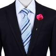 thumbnail image 3 of Lapel Pin Fashionable Handmade Rose Flower Decor Lapel Brooch Pin Lapel Stick Pin for Men, 3 of 4