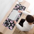 thumbnail image 3 of Long Mouse Pads for Desk,Pioneer Flower Floral Print Pattern Desk Mats on Top Of Desks, Desk Mouse Pad Extra Large with 3mm Non-Slip Base and Stitched Edge for Gaming,Office,Work,Home 31.5"x11.8", 3 of 6