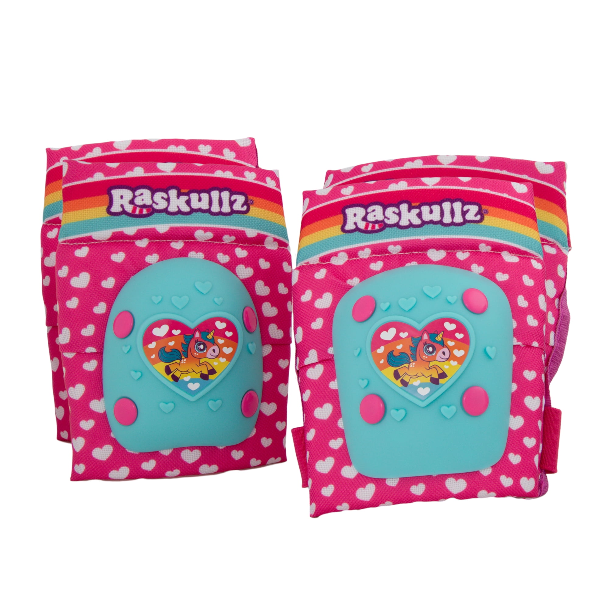 Raskullz Super Rainbow Corn Unicorn Elbow and Knee Pad Set