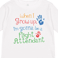 thumbnail image 4 of Inktastic Flight Attendant Future Boys or Girls Long Sleeve Toddler T-Shirt, 4 of 5