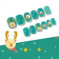 thumbnail image 3 of Nail Stickers Cute Patch Pack for Children's Christmas - 24pc Wearable Nail Designs 24PCS, 3 of 4