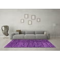 thumbnail image 3 of Ahgly Company Indoor Rectangle Abstract Purple Modern Area Rugs, 4' x 6', 3 of 4