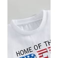 thumbnail image 4 of Infant Baby Boys Independence Day Clothes Outfit, 4th of July Outfit American Flag Tank Tops Shorts Set, 4 of 8