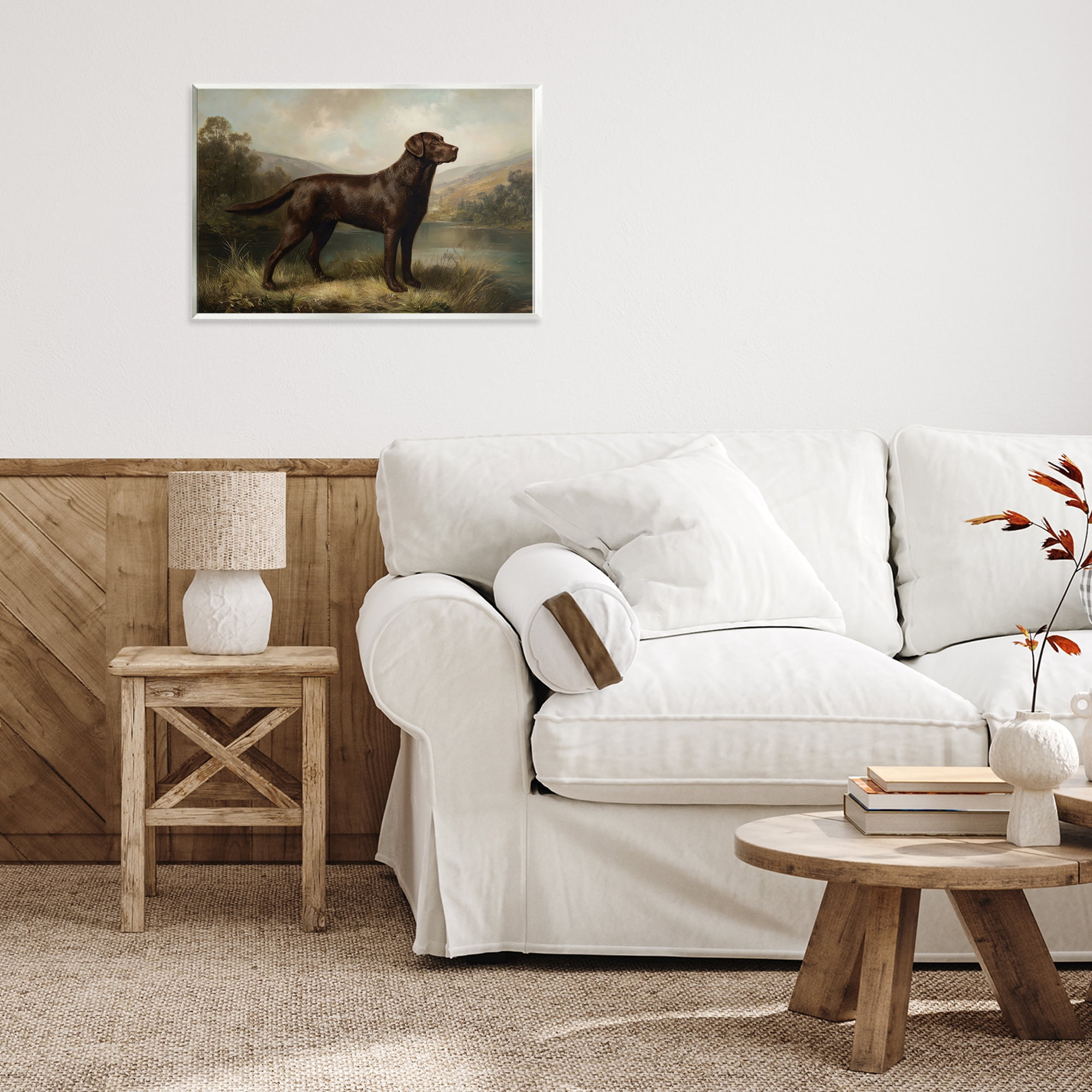 Stupell Industries On Alert Hunting Dog Wall Plaque Art, design by Petal Prints Design