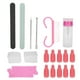 thumbnail image 1 of Cortador de cutículas, empujador, limas de uñas, toallita de uñas, almohadillas de algodón, juego de herramientas de manicura para decoración de uñas, 1 of 5