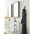 thumbnail image 3 of Amerock Appoint Matte Black Single Prong Robe Hook, 3 of 9