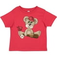thumbnail image 3 of Inktastic Baseball Teddy Bear Boys Toddler T-Shirt, 3 of 5