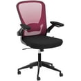 thumbnail image 6 of Home Office Chair Ergonomic Desk Chair Mesh Computer Chair Swivel Rolling Executive Task Chair with Lumbar Support Arms Mid Back Adjustable Chair for Men Adults,Pink, 6 of 16