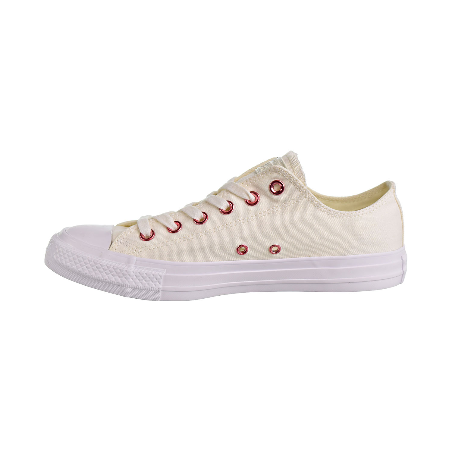 Converse Chuck Taylor All Star Ox Hearts Unisex Shoes Egret-Rhubarb-White 163283c - image 4 of 6