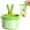 Green, variant on Anti Clog Kitchen Drain Filter,Cute Bunny Strainer Basket in Beige,For Sink Garbage Disposal Home & Restaurant,1PC,Beige