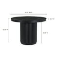 thumbnail image 3 of Moe's Home Collection Tower Metal Dining Table Black Color, 3 of 7