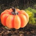thumbnail image 4 of Estatua de resina Lámpara de calabaza de Halloween Linterna Adornos de acción de gracias Luces de noche LED el dormitorio de la universidad Los 6.6x6.6x4.5cm Yinane Lámpara de calabaza de Halloween, 4 of 8
