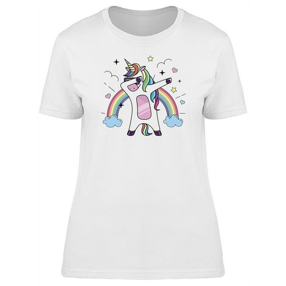 Fantasy Dabbing Horse Unicorn T-Shirt Women -Image by Shutterstock, Female Small