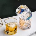 thumbnail image 4 of Irregular Whiskey Glasses Set Of 2 Whisky Gift Set For Men, Tumbler Glasses Gift, 4 of 5