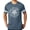 Heather Navy, variant on Manu Bay Surf Company WHITE STARFISH surfer Tee Shirt, Large Heathered Navy/White