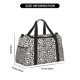 thumbnail image 3 of Fotbe Heart Leopard Bolsa de Viaje con Estampado, Bolsa de Fin de Semana para Mujer con Compartimento para Zapatos, Bolsa de Gimnasio con Bolsillo Húmedo, 3 of 7