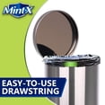 thumbnail image 2 of Mint-X 33 Gal. Mint Scented Rodent Repellent Drawstring Trash Bags (40-Count), 2 of 7
