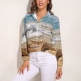 thumbnail image 3 of Starfish Beach Long Sleeve Blouse Woman Streetwear Casual Shirts Summer Oversize Woman Streetwear Clothing Birthday Present, 3 of 7