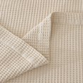 thumbnail image 4 of Great Bay Home All-Season Waffle Cotton Bed Blanket 90x90 (Full / Queen, Oatmeal), 4 of 6