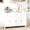 White, variant on Danolapsi 55" Sideboard Buffet Cabinet with Storage, Coffee Bar with Adjustable Shelves, 3 Drawers and 4 Minimalist Doors, Long Storage Cabinet for Kitchen, Dining Room, Living Room