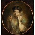 thumbnail image 2 of Franz von Lenbach 12x13 Black Ornate Wood Framed Double Matted Museum Art Print Titled: Portrait of Mary Victoria Lady Curzon Von Kedleston, Vice Queen of India (1896), 2 of 5