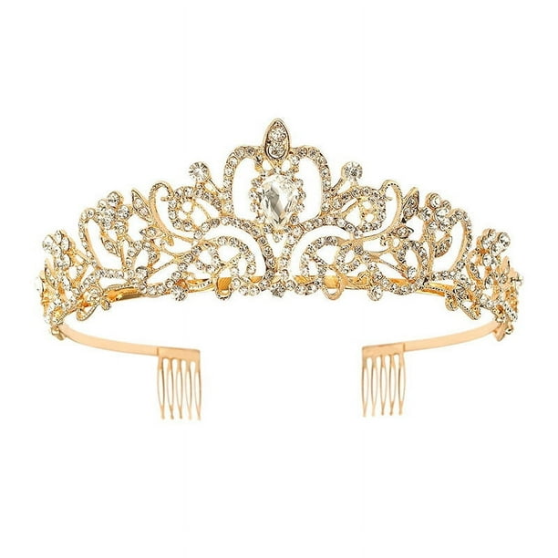 Tiara de cumpleaños para niña, corona para niñas, corona de princesa con banda de cumpleaños, diadema de cumpleaños para niña, tiara de corona de cumpleaños para mujer, decoraciones de feliz