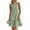 Green, variant on Womens Summer Plus Size Dresses Fashion Solid Casual Round-Neck Sleeveless Mini Dress Party Wedding Guest Sundress