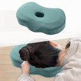 thumbnail image 3 of Ear Piercing Pillow Small Pillow Pillow Guard protector with with Ear Hole for Pressure Relieve Side Sleepers Green, 3 of 9