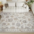 thumbnail image 2 of SIXHOME 5'x7' Rugs for Living Room Washable Vintage Floral Carpet Soft Distressed Area Rug Non Slip for Bedroom Dining Room Office Indoor Modern Home Decor Beige, 2 of 7