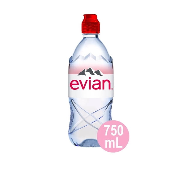 Agua Evian natural 750 ml