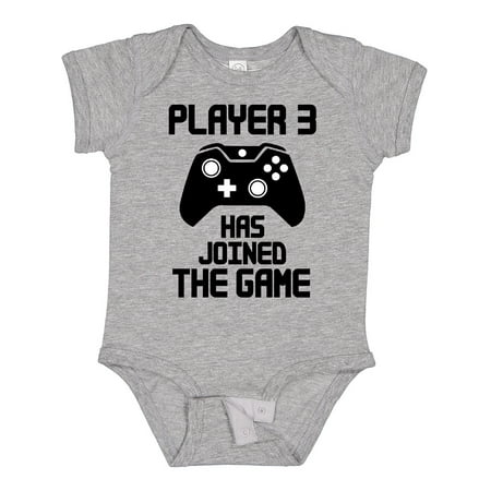 

Inktastic Player 3 Has Joined the Game Gift Baby Boy or Baby Girl Bodysuit