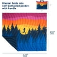thumbnail image 6 of Gone For a Run Runner's Performance Puffy Quilted Blanket | Running Happy Hour Blanket, 6 of 8