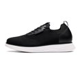 thumbnail image 3 of Zapatillas de Vestir Bruno Marc SBOX2317M de Malla Negro Blanco, 3 of 9
