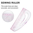 thumbnail image 3 of Sewing Ruler, French Curve Ruler Acrylic Sewing Pattern Maker, Multi-Purpose Pattern Making Ruler Fashion Design Tools for Pattern Making Fabric Cutting, 3 of 7