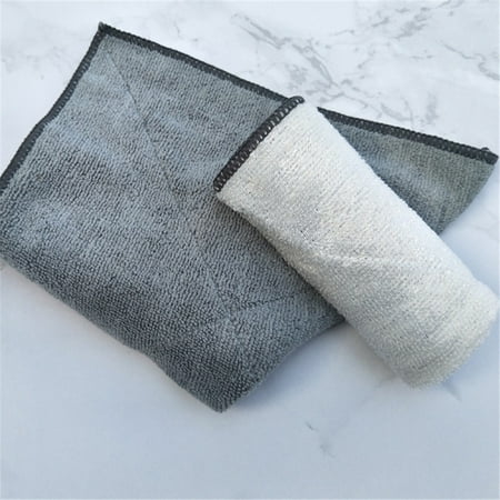 

Clearance！ Bifavgk Fiber Wiping Rags Towel Kitchen Washing Washing Dish Cloth Cleaning Kitchen，Dining & Bar Dish Towels For Kitchen Kitchen Towels Cleaning Rags Gray