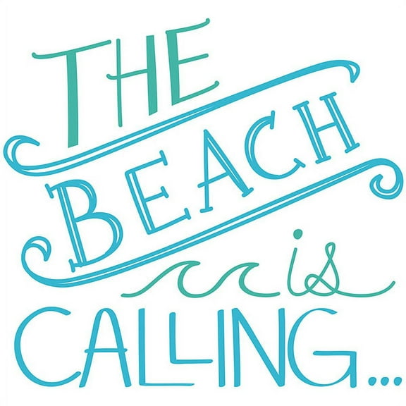 WallPops! Beach is Calling Quote Wall Decals
