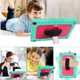 thumbnail image 6 of FIEWESEY For Walmart Onn 10.1 Tablet Case 2022 For Walmart Onn 10.1 Gen 3 Model 100071485 Tab Case Shockproof Kids Friendly Armor Case Kickstand Shoulder Hand Strap Protective Shell - Green+Pink, 6 of 6